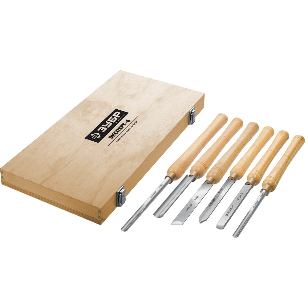 Набор ручных резцов по дереву ЗУБР Эксперт-6 6 предметов 18370