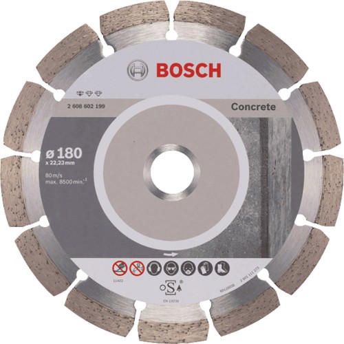 Диск алмазный по бетону Bosch Standard for Concrete 180х22.2мм (199)