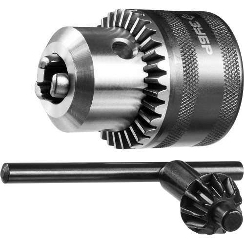 ЗУБР 16 мм, 1/2_, ударный сверлильный патрон с ключом для дрели, Профессионал (2908-16-1/2)