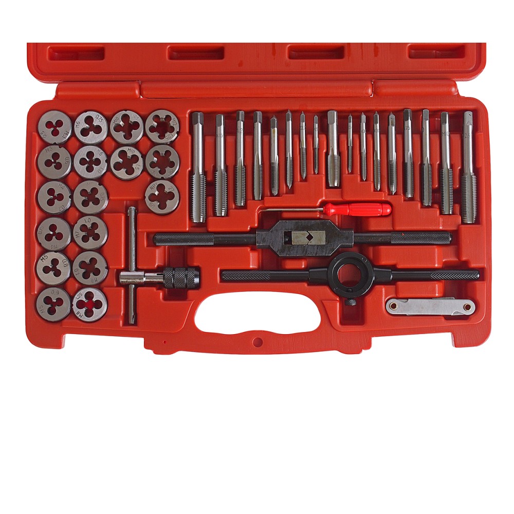 Набор метчиков и плашек в кейсе JTC 3432А 40 предметов