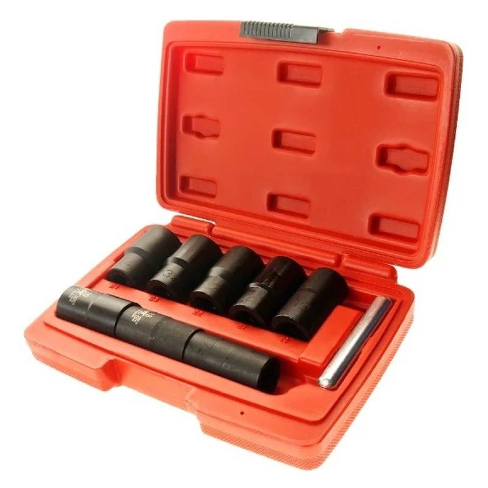 Набор головок для поврежденных болтов 1/2" 17-24мм 9 предметов JTC