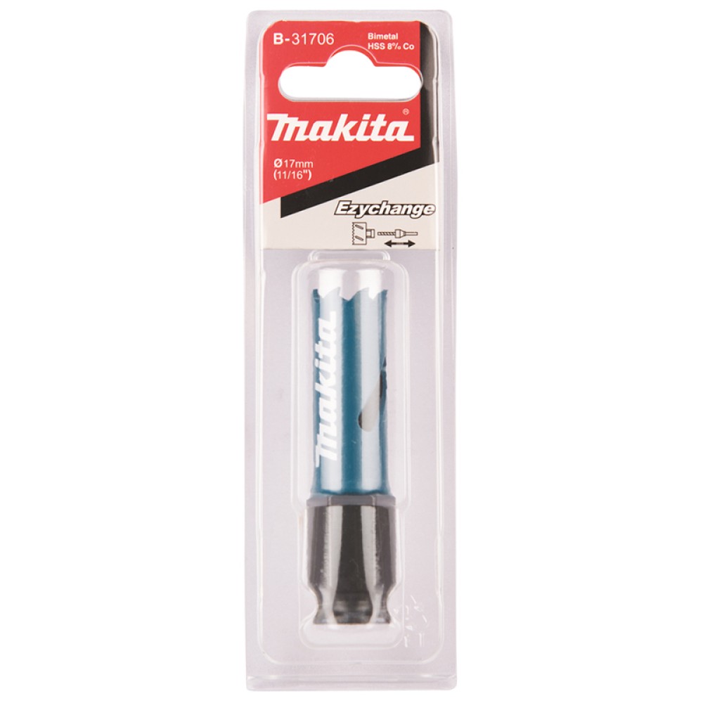 Коронка Makita Ezychange 17мм биметаллическая (B-31706)