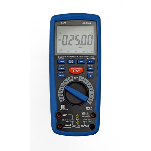 Измеритель сопротивления изоляции с True RMS мультиметром СЕМ DT-9985
