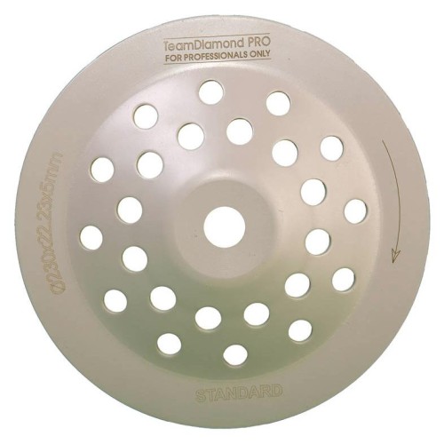 Чашка алмазная двухрядная TeamDiamond STANDARD 230 мм