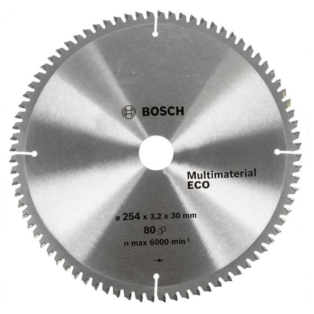 Диск пильный универсальный Bosch Multi ECO 254х30мм 80T (806)