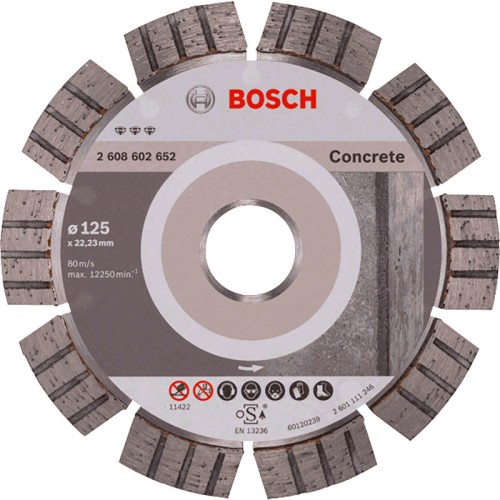 Диск алмазный по бетону Bosch Standard for Concrete 125х22.2мм (652)