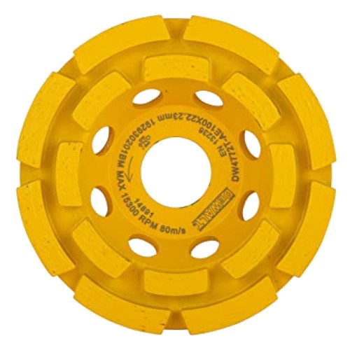 Чашка алмазная шлифовальная DeWalt DW4772T 100мм двойная