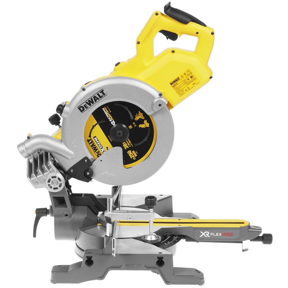 Аккумуляторная торцовочная пила DeWalt DCS778N (без акк, без з/у)