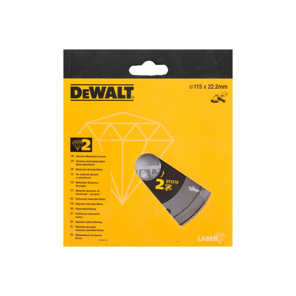 Круг алмазный DeWalt ф115 бетон DT3770