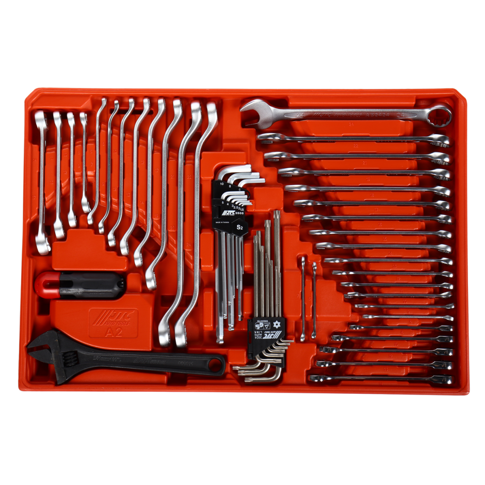 Набор инструментов для тележки инструментальной 55 предметов JTC