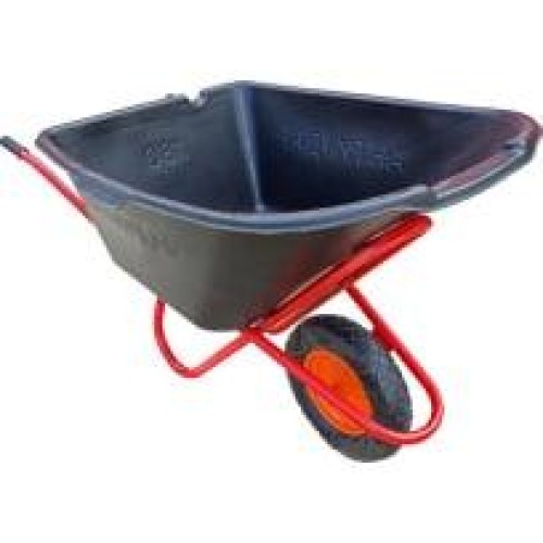 Тачка строительная 110 л 200 кг "Антиудар" одноколёсная с пневмоколесом