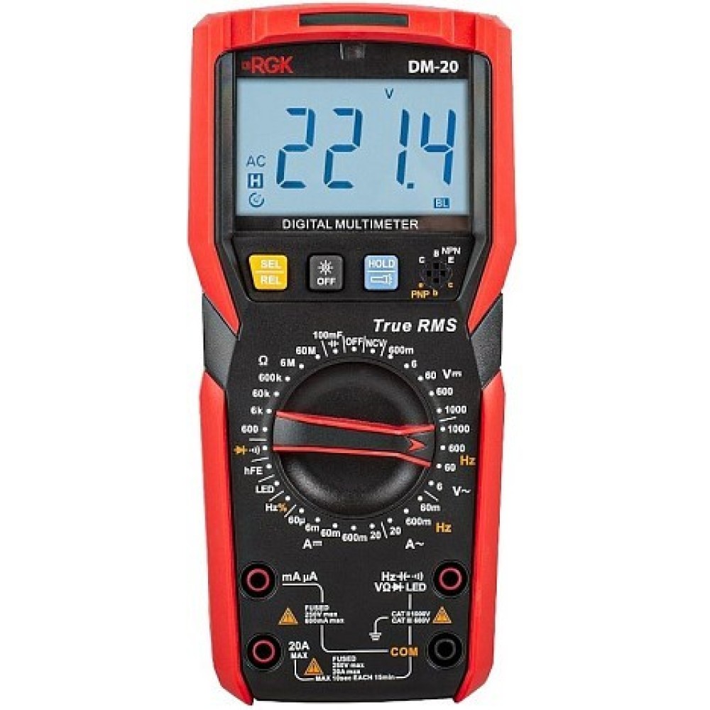 Цифровой мультиметр RGK DM-20