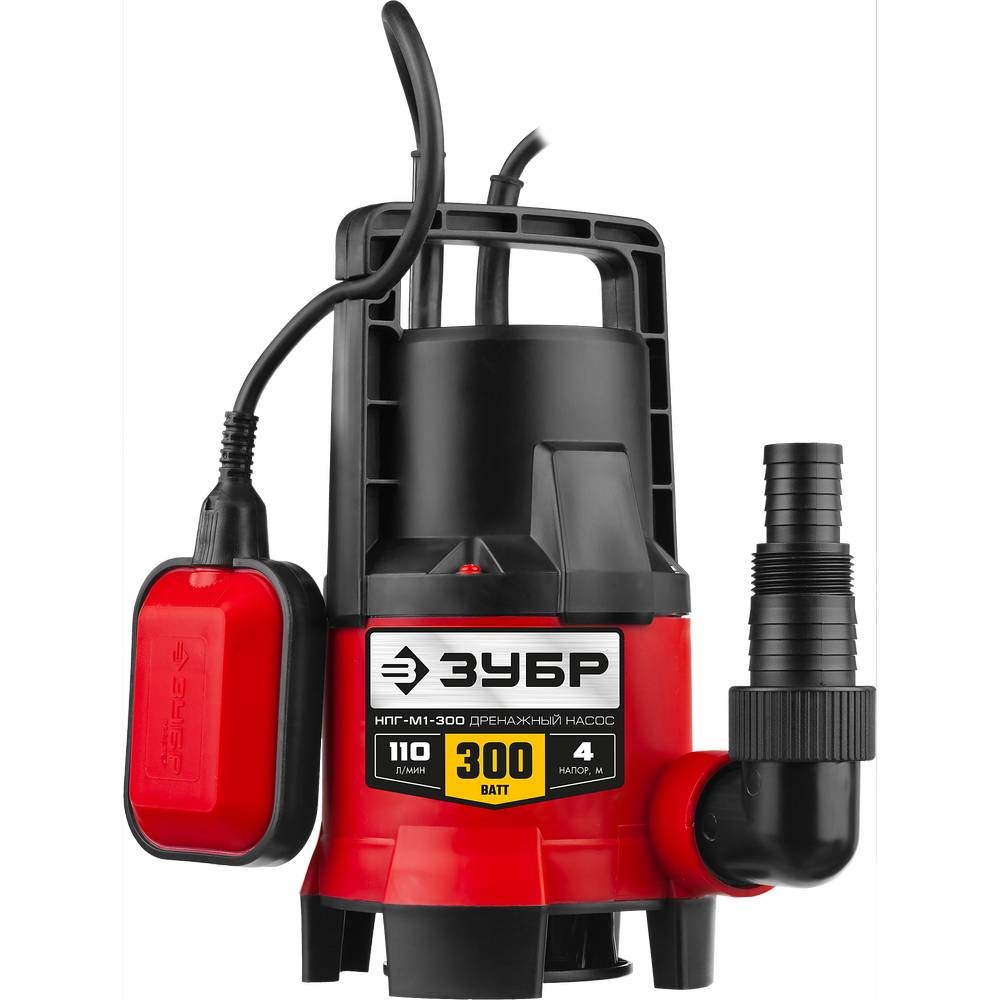 Насос дренажный ЗУБР НПГ-М1-300