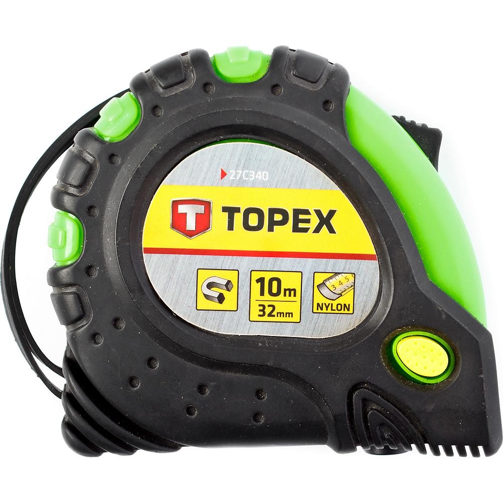 Рулетка измерительная Topex 10м х 32мм магнитная