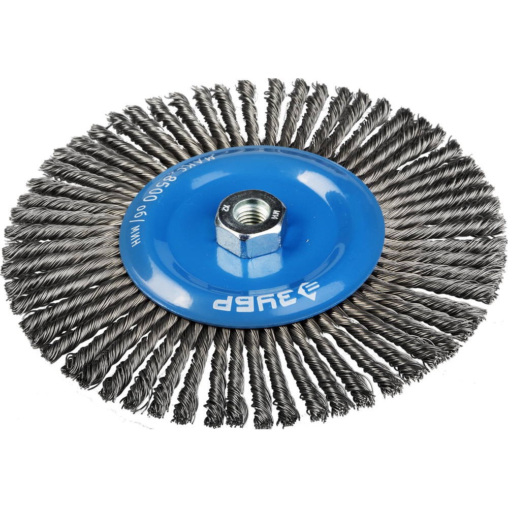 ЗУБР 175 мм, стальная проволока 0.5 мм, щетка дисковая для УШМ (35192-175)