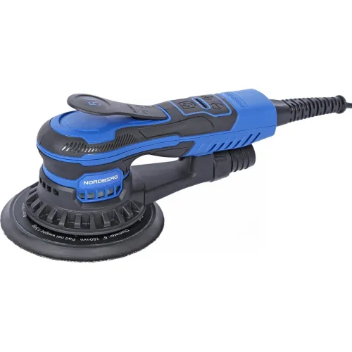 Шлифмашина эксцентриковая 5 мм, диск 150 мм, 4000-10000 об/мин, 350 Вт NORDBERG NE455