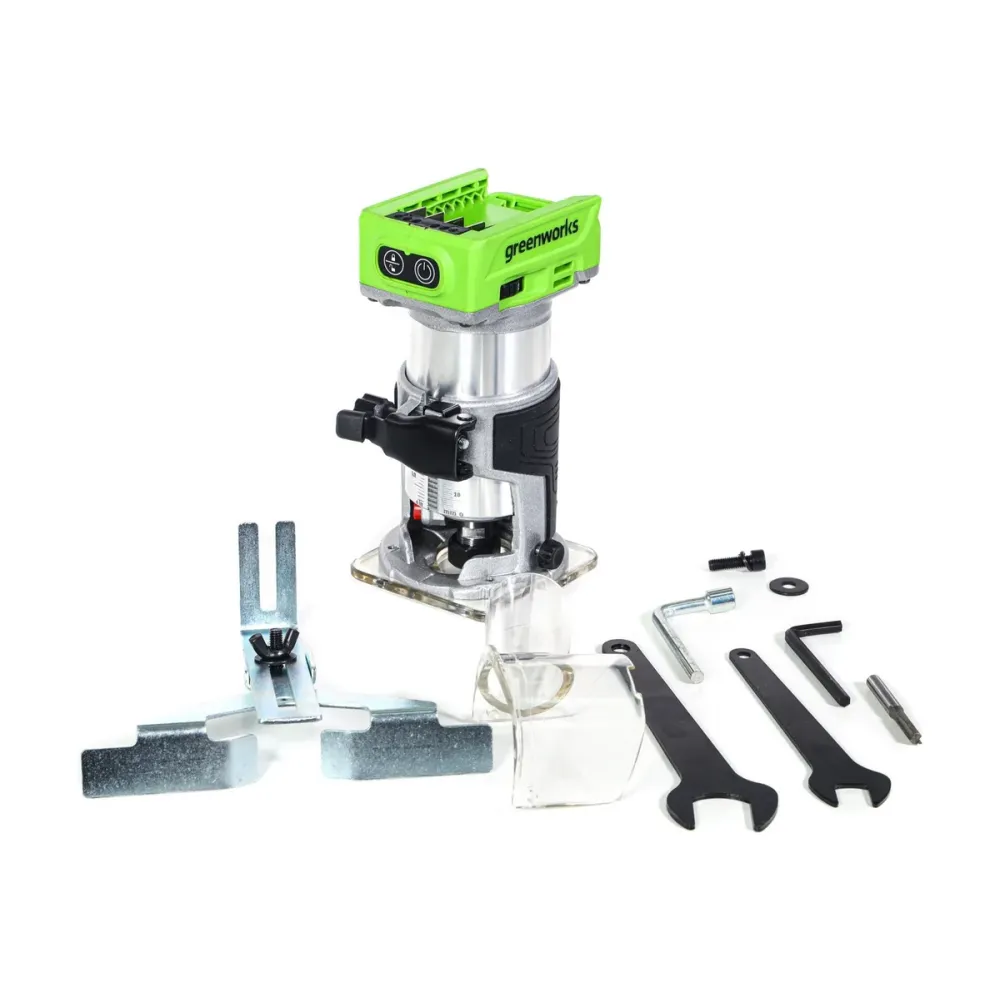 Аккумуляторный фрезер Greenworks G24RO (без акк, без з/у)