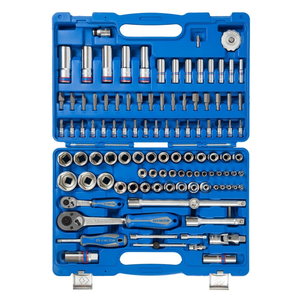Набор инструментов универсальный 1/2"+1/4", KINGTONY 110 предметов