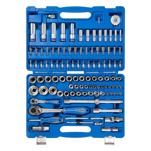 Набор инструментов универсальный 1/2"+1/4", KINGTONY 110 предметов