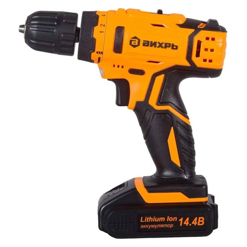 Аккумуляторная дрель-шуруповерт Вихрь ДА-14,4Л-2К