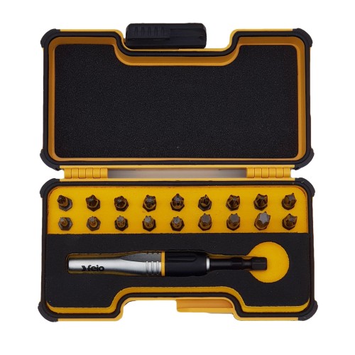 Набор ударных бит PZ/PH/TX Impact с держателем в кейсе, 19 шт, Felo 02071946