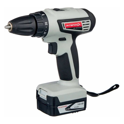 Аккумуляторная дрель-шуруповерт ИНТЕРСКОЛ ДА-10/14,4Л3