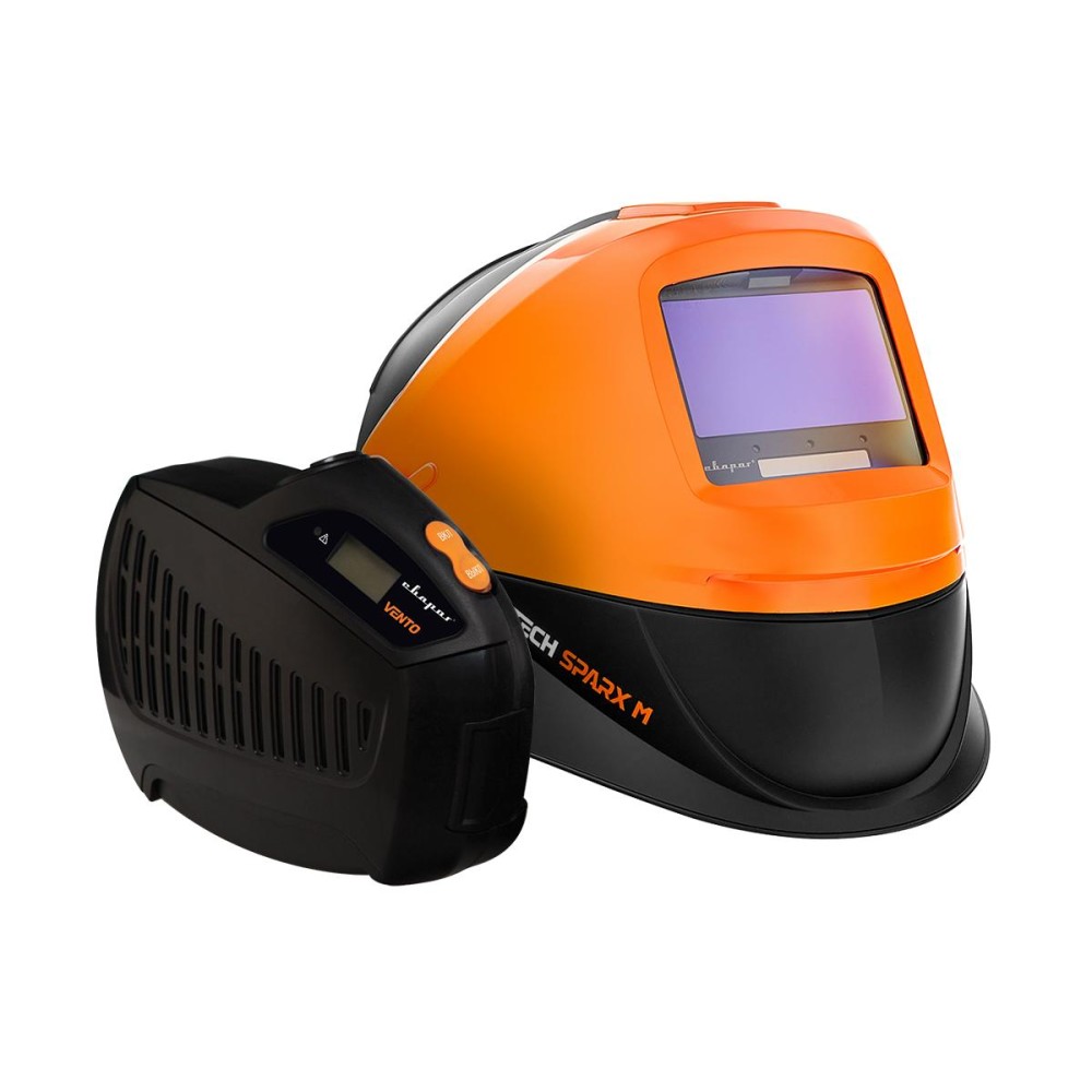 Маска для сварки Сварог TECH SPARX M + Устройство подачи воздуха VENTO (СИЗОД)