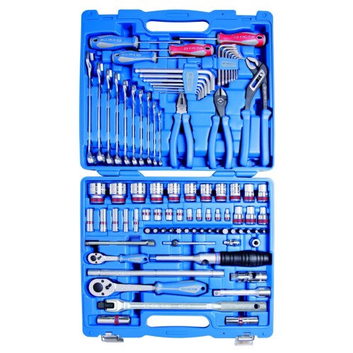 Набор инструментов KINGTONY универсальный, дюймовый, 87 предметов