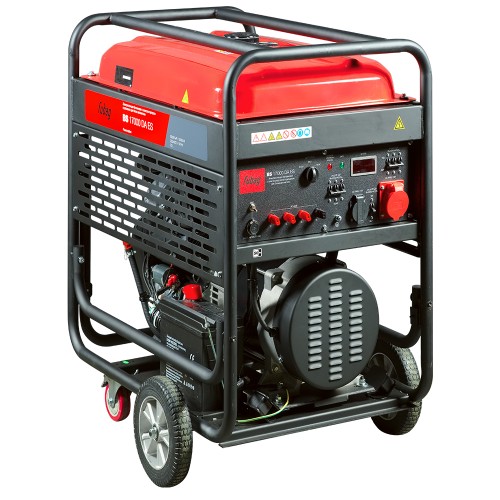 FUBAG Бензиновый генератор (трехфазный) с электростартером и коннектором автоматики BS 17000 DA ES