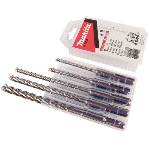 Набор буров SDS-plus Makita Nemesis II 5-10мм 5шт (B-58992)