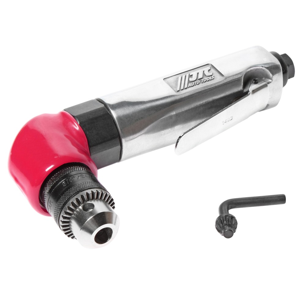 Дрель пневматическая 10мм 1900об/мин. 90PSI угловая JTC