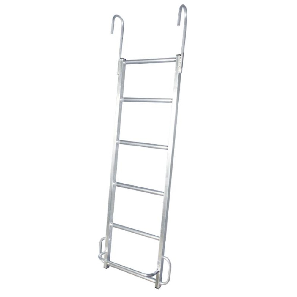 Лестница навесная алюминиевая с крюками MEGAL ЛНАак - 1,8 (450)