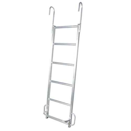 Лестница навесная алюминиевая с крюками MEGAL ЛНАак - 1,8 (450)