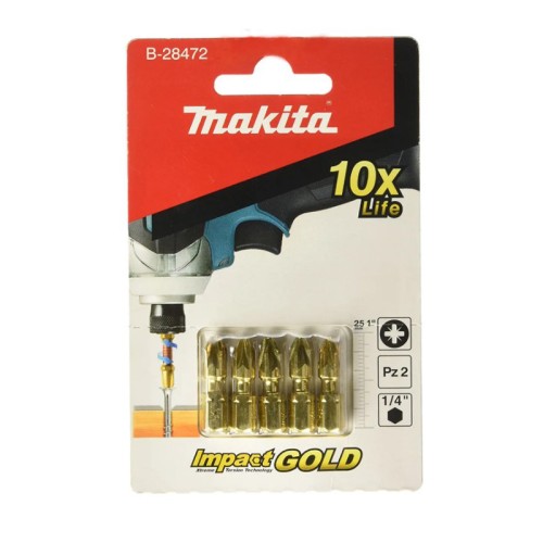 Бита Makita PZ2x25мм 5шт (B-28472)