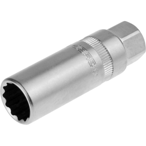 ЗУБР 3/8_, 14 мм, свечная торцовая головка с резиновой вставкой (27729-14)