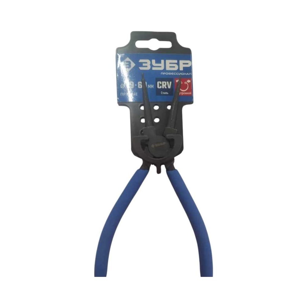ЗУБР 180 мм, прямые губки, внутренний съемник стопорных колец, Профессионал (22821-1)