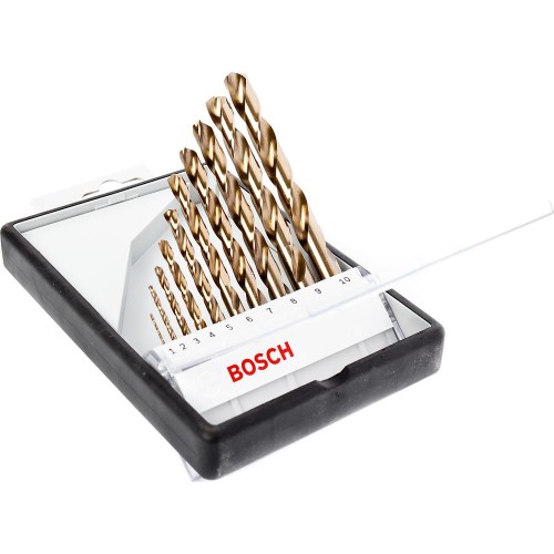 Набор сверл по металлу Bosch Robust Line HSS-CO 2-10мм 10шт (925)