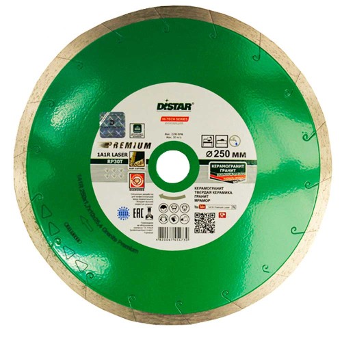 Диск алмазный по граниту, мрамору и керамограниту Distar Granite Premium 1A1R 180х25.4мм (1014)