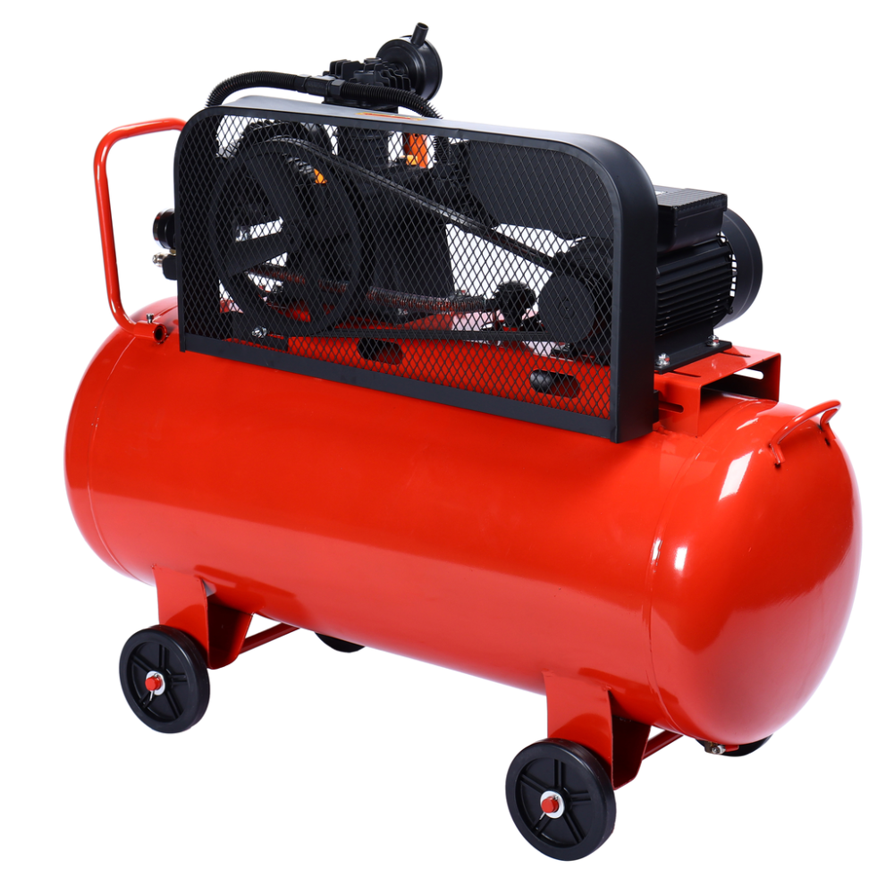 Компрессор пневматический 220В 3.0кВт 8атм. 400л/мин. ресивер-200л ременной GTE