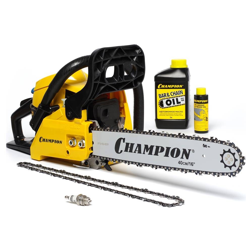 Бензопила CHAMPION 237-16"-3/8-1,3-56 + подарок АКЦИЯ