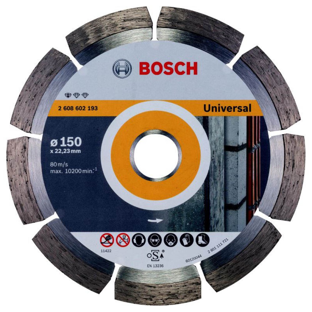 Диск алмазный универсальный Bosch Standard for Universal 150х22.2мм (193)