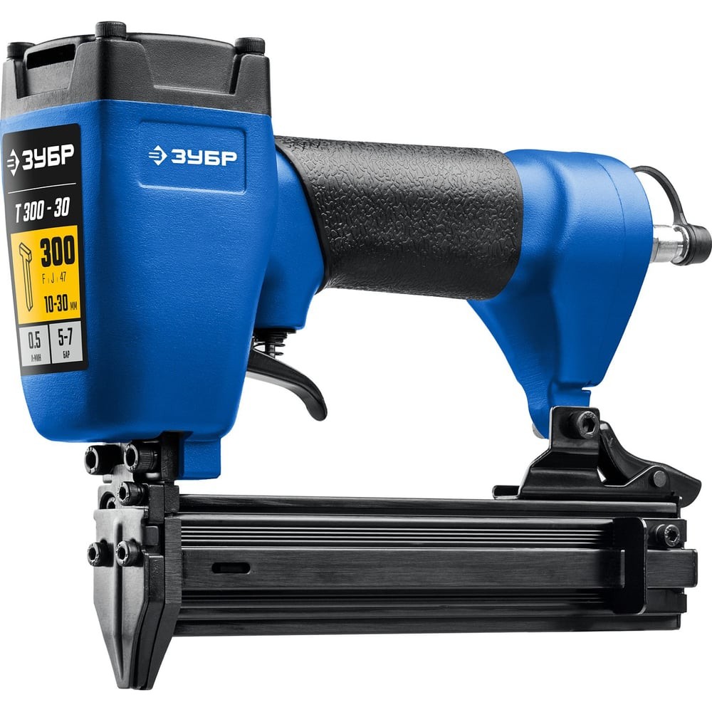 ЗУБР Т300-30 пневматический нейлер для гвоздей 18Ga, тип 300 (10-30 мм), Профессионал (31932)