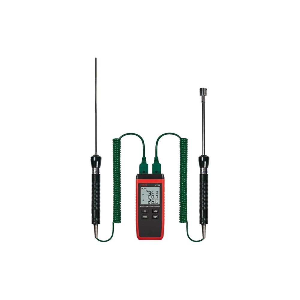 Термометр RGK CT-12 с зондом TR-10W и зондом TR-10S с поверкой