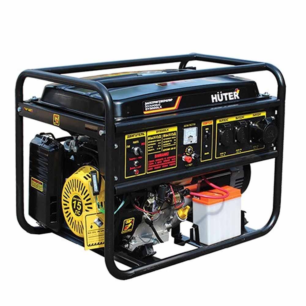 Бензиновый генератор Huter DY8000L