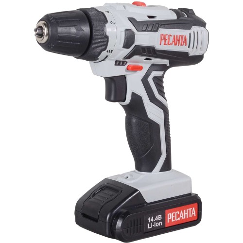 Дрель-шуруповерт аккумуляторная ДА-14-2ЛК Ресанта