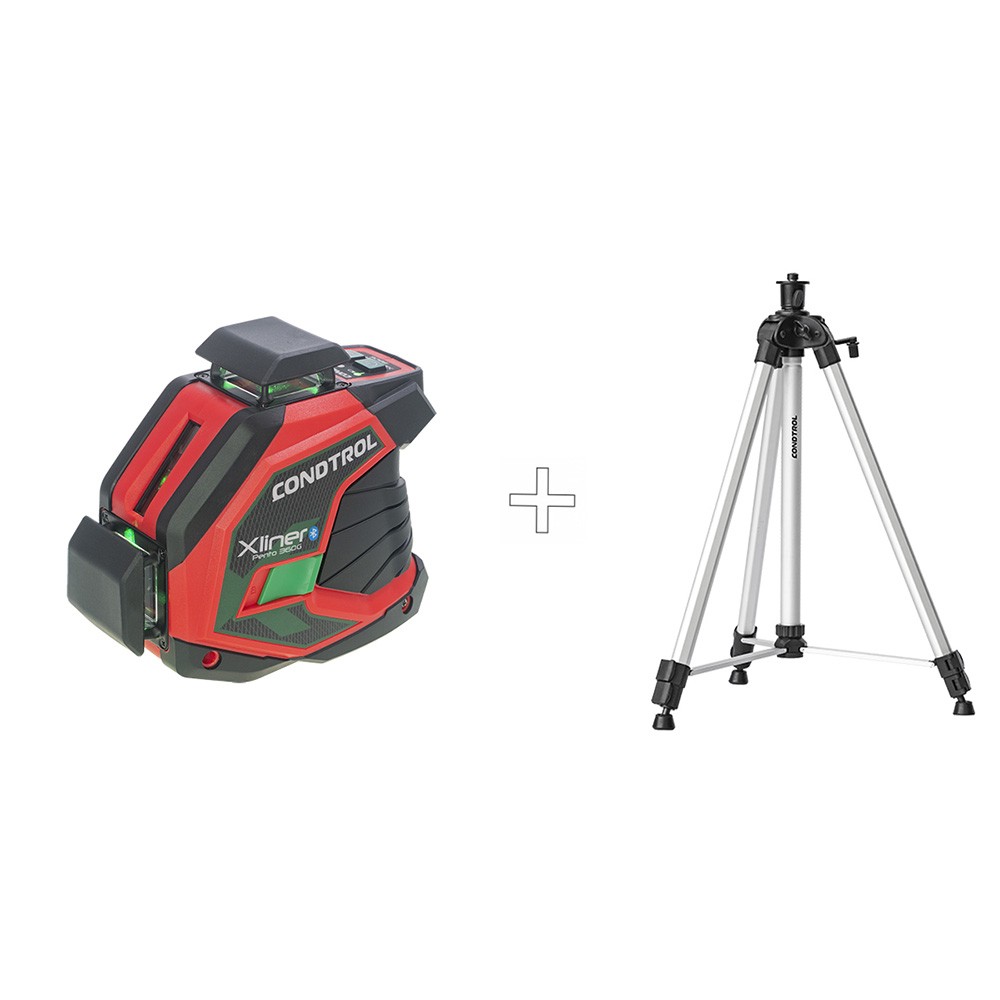 Лазерный уровень CONDTROL XLiner Pento 360G + штатив CONDTROL Н190