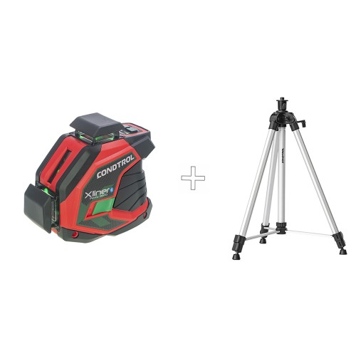 Лазерный уровень CONDTROL XLiner Pento 360G + штатив CONDTROL Н190