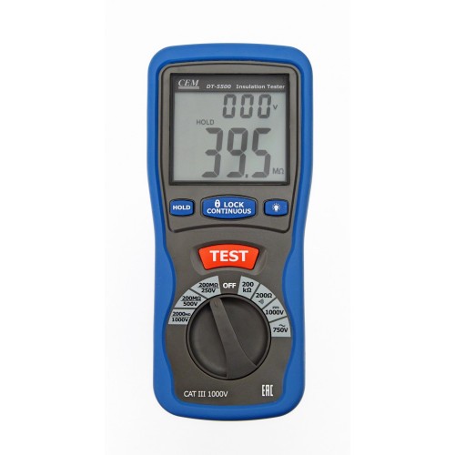 Цифровой тестер изоляции СЕМ DT-5500