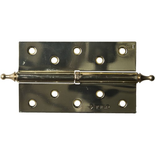 ЗУБР 125 х 75 х 2.5 мм, разъемная, правая, цвет латунь (PB), 2 шт, карточная петля (37605-125-1R)