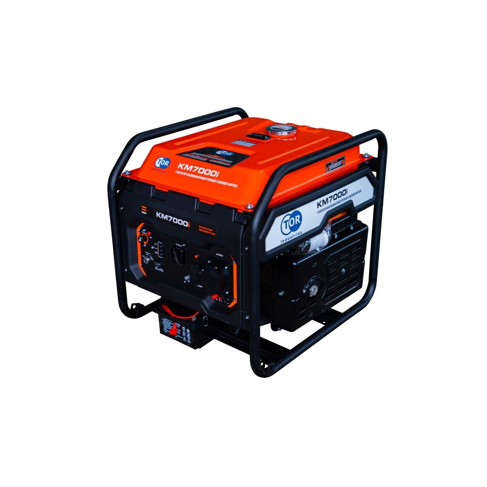 Генератор бензиновый инверторный TOR KM7000i 7,0 кВт 220В 25 л с электростартером